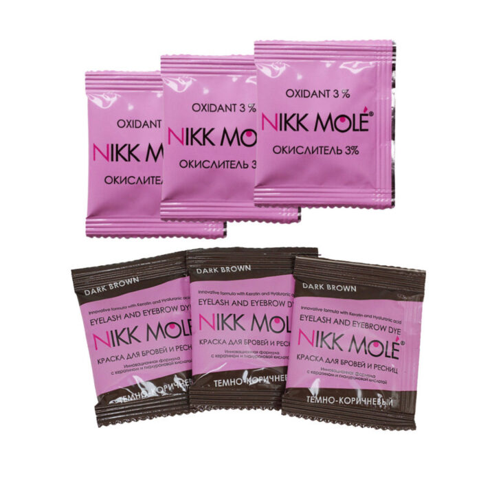 Eyebrow dye NIKK MOLE in a sachet (5ml)